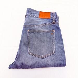 Madewell The Perfect Vintage Jean Ripped Distressed Denim Zip Fly Size 28